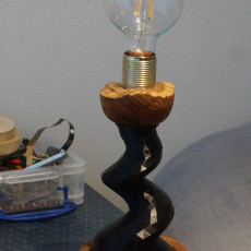 Picture of print of LOW-POLY TWIST MOOD LAMP