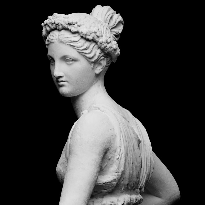 3D Printable Dancing Girl by Thorvaldsens Museum