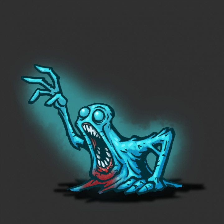 Ectomorph Monster Figure - Wretched Soul (sample) image