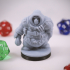 Dwarven Rogue 01 Miniature - pre-supported print image