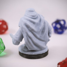 Picture of print of Dwarven Rogue 02 Miniature - pre-supported