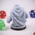 Dwarven Rogue 03 Miniature - pre-supported print image