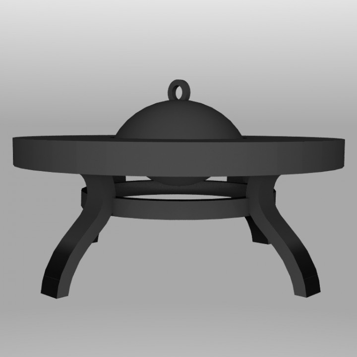 Fire Pit - Possible 28mm Gaming Prop image