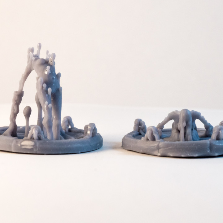 Chained Water Spirit - 3D Printable Character - 2 Poses image