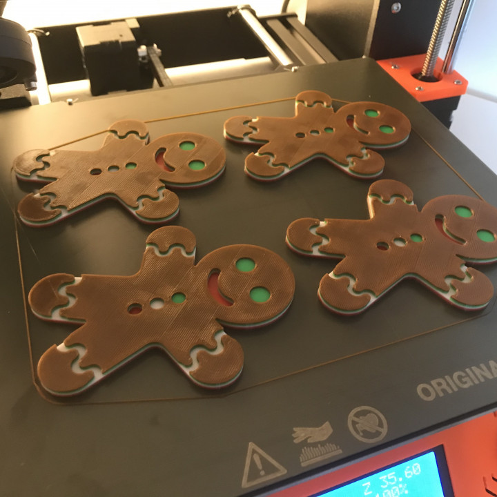 Gingerbread Man Coasters image