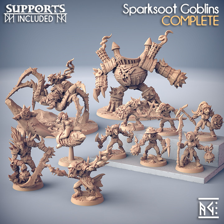 Sparksoot Goblins (presupported) image