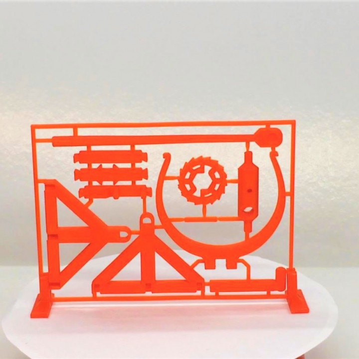 3D-printable Davinci catapult gift card image