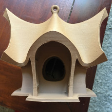 Picture of print of Bird house and feeder