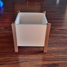 Picture of print of Modern Square Planter Box