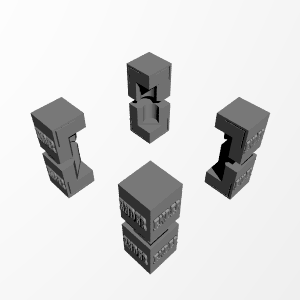 3D Printable 3D PRINTER ENCLOSURE CORNERS by Dan de Lange