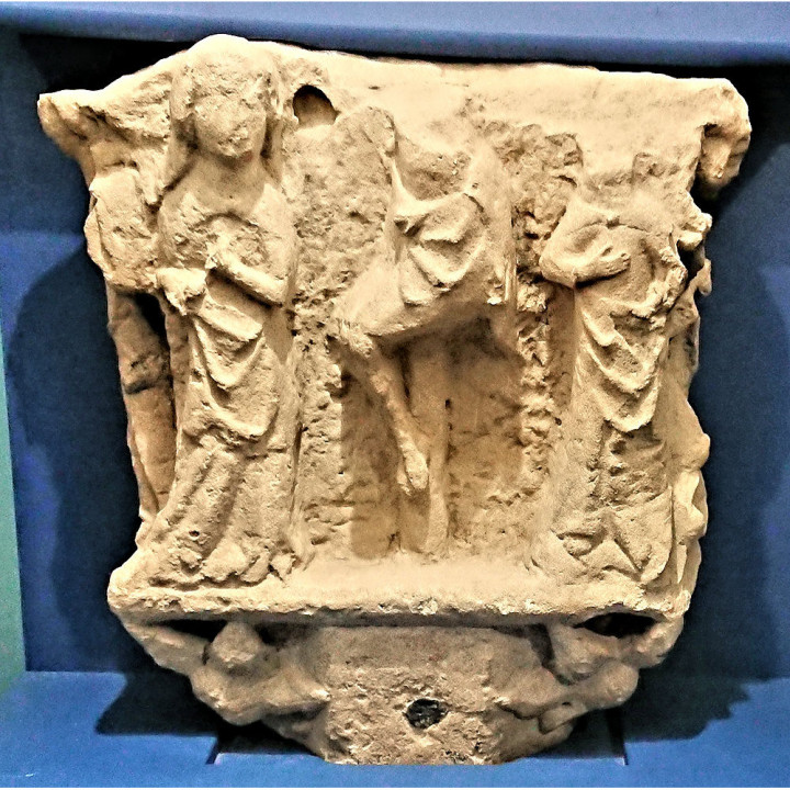 Preaching Cross in Newport Museum (South Wales) image