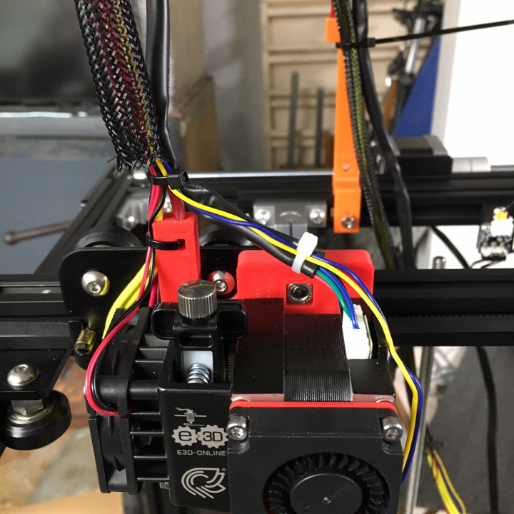 Ender 5 Hermera mount plate`and BL-Touch mount image
