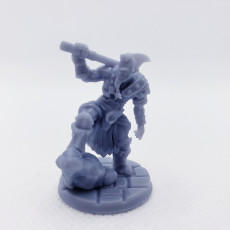 Picture of print of Male Barbarian (32mm Scale Miniature)