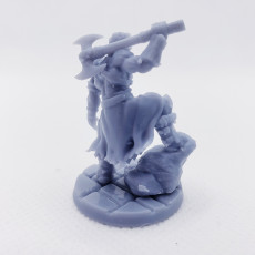 Picture of print of Male Barbarian (32mm Scale Miniature)