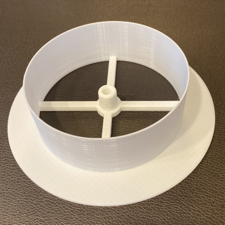 Air Vent - Adjustable [DN125 & Customizable OpenSCAD] image