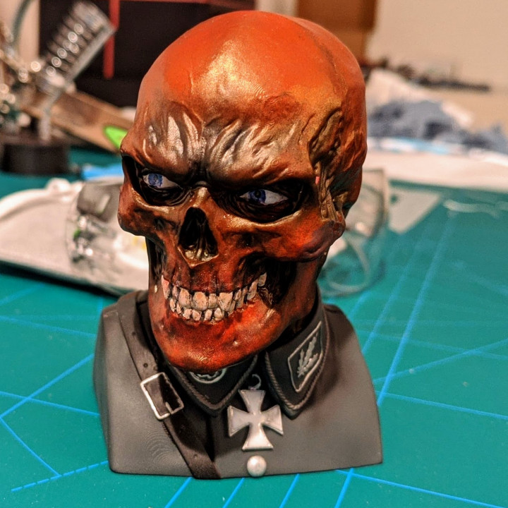 3d Print Of Red Skull By Lucaslab1