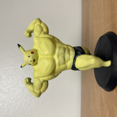 Picture of print of Ultra swole Pikachu This print has been uploaded by Khanh