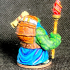 Tortle Sorcerer Variant Miniature - Pre-Supported print image