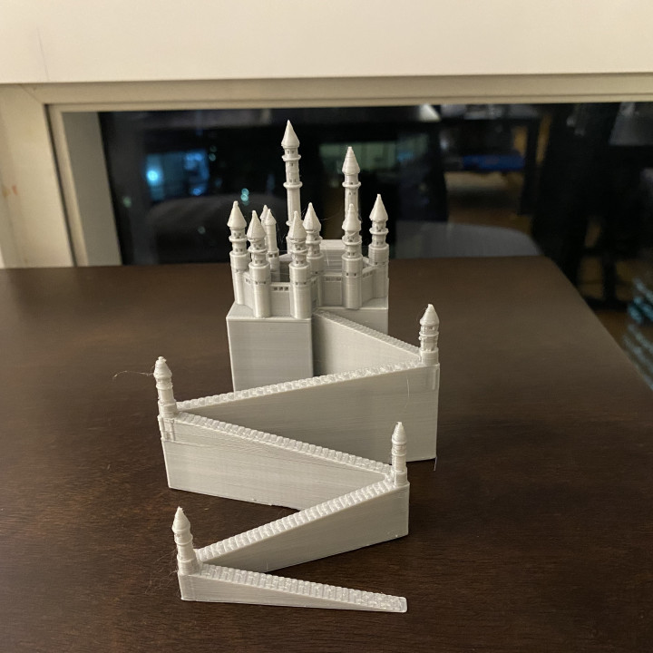 3D Printable Castle Waterdeep from D&D Forgotten Realms by Karim Farah