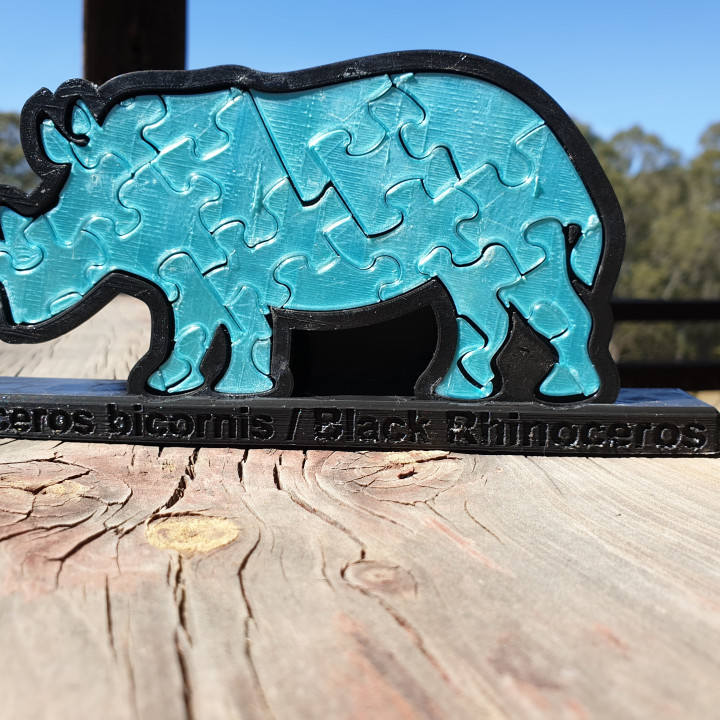 Rhinoceros Puzzle image