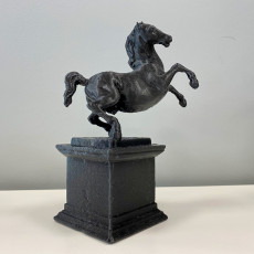 Picture of print of Rearing Horse / Da Vinci Horse