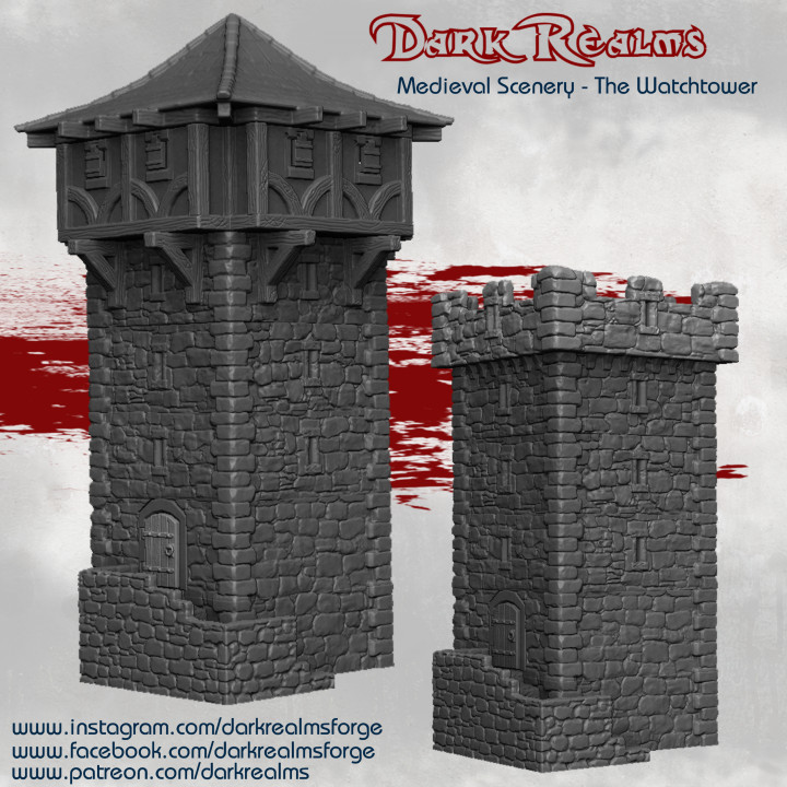 Dark Realms Medieval Scenery - The Watchtower image