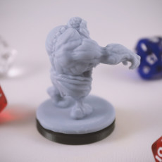 Picture of print of Undead Dwarf Miniature - pre-supported