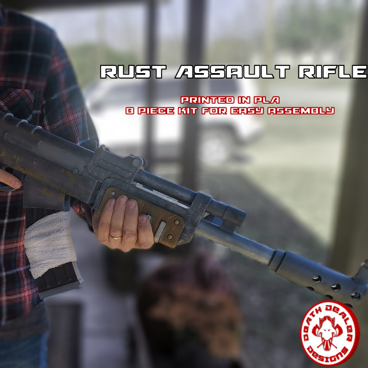 Rust Game Ak Assault Rifle Replica image