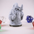 Dwarven Wizard/Sorcerer Miniature - pre-supported print image