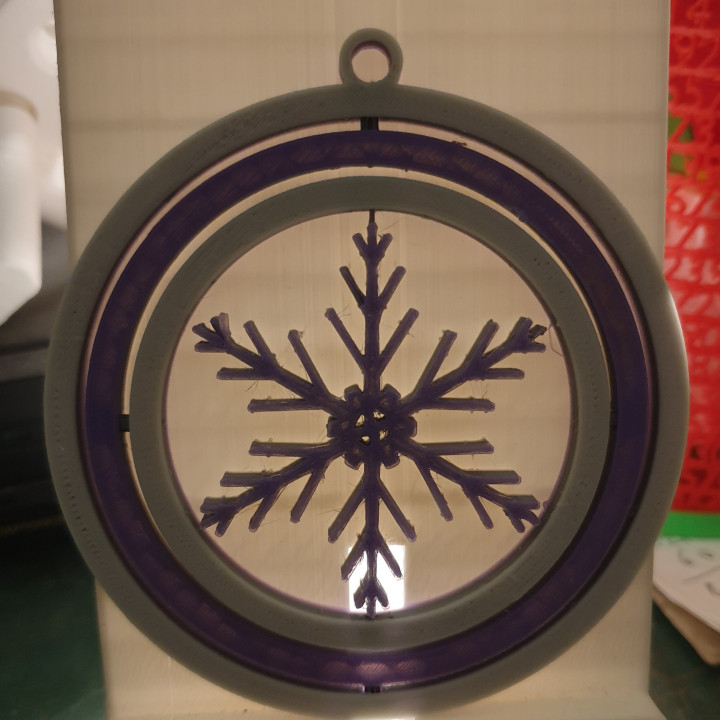 Christmas Snowflake Ornament image