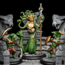 Picture of print of Queen Sthenaria + Snakes Altar (AMAZONS! Kickstarter)