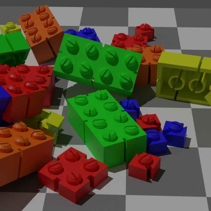 GIB - Generic Interlocking Brick toy set Megablok and Lepin compatible image