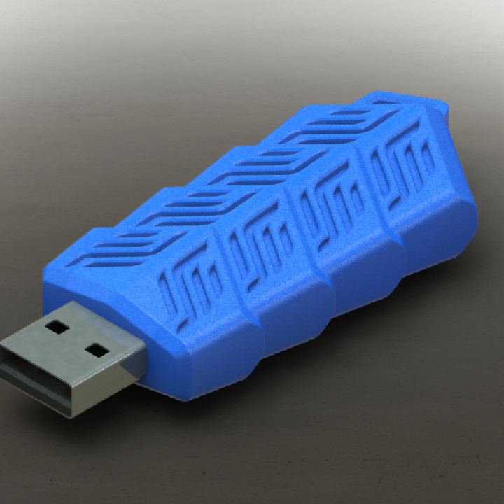 Custom Home-Made USB Flash Drive image