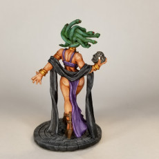 Picture of print of Medusa - Snake Cult Beauty (Fantasy Pin-Up) (AMAZONS! Kickstarter)