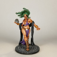 Picture of print of Medusa - Snake Cult Beauty (Fantasy Pin-Up) (AMAZONS! Kickstarter)