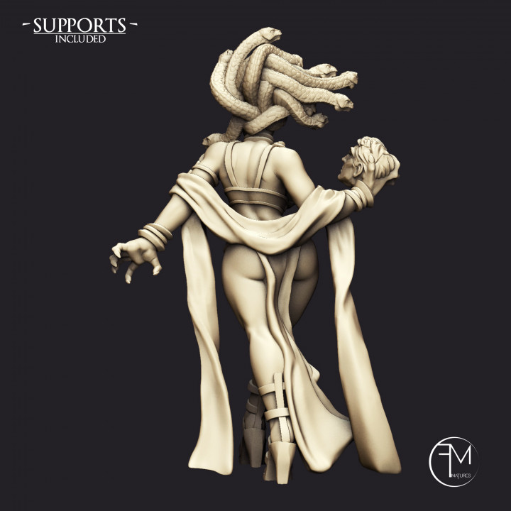 Medusa - Snake Cult Beauty (Fantasy Pin-Up) (AMAZONS! Kickstarter) image