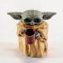 Baby Yoda Holding Beer Mug (Multimaterial) print image