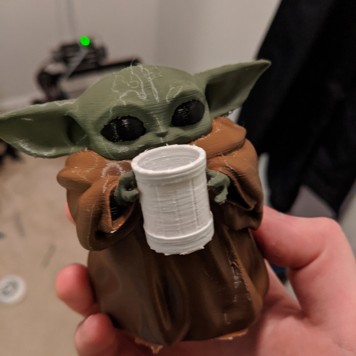 Baby Yoda Holding Beer Mug (Multimaterial) image