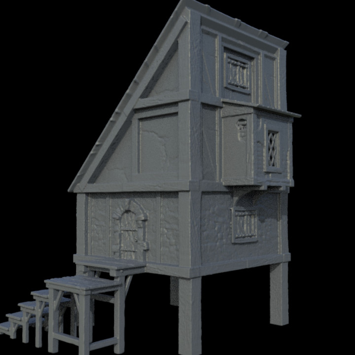 Medieval house for wargames image