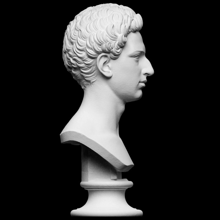 3D Printable Christian Carl Friedrich August by Thorvaldsens Museum