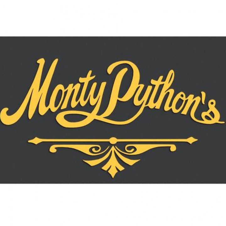 3D Printable Monty Python's text logo by Markku Kajava