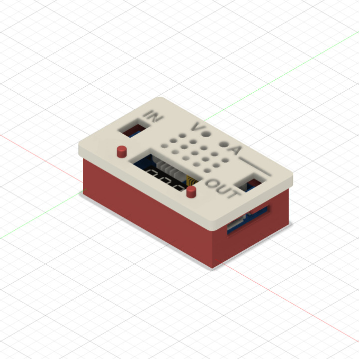 3D Printable DC to DC buck converter Case by iapetusQB