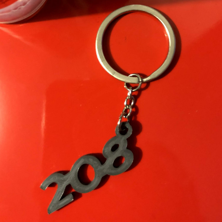 Peugeot 208 keychain image