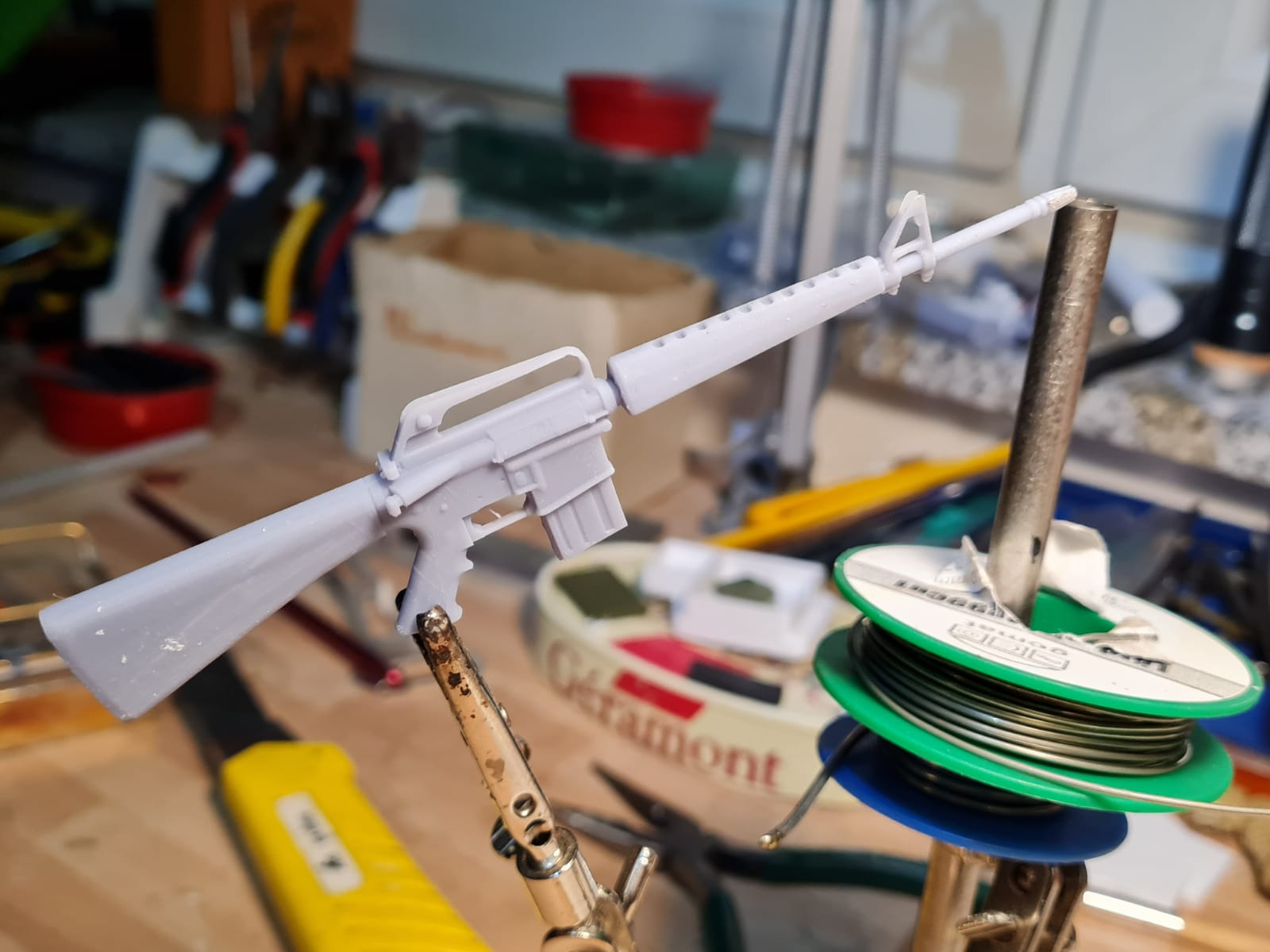 3D Print of M16A1 - scale 1/4 by PeterMueller, image size:1600x1200