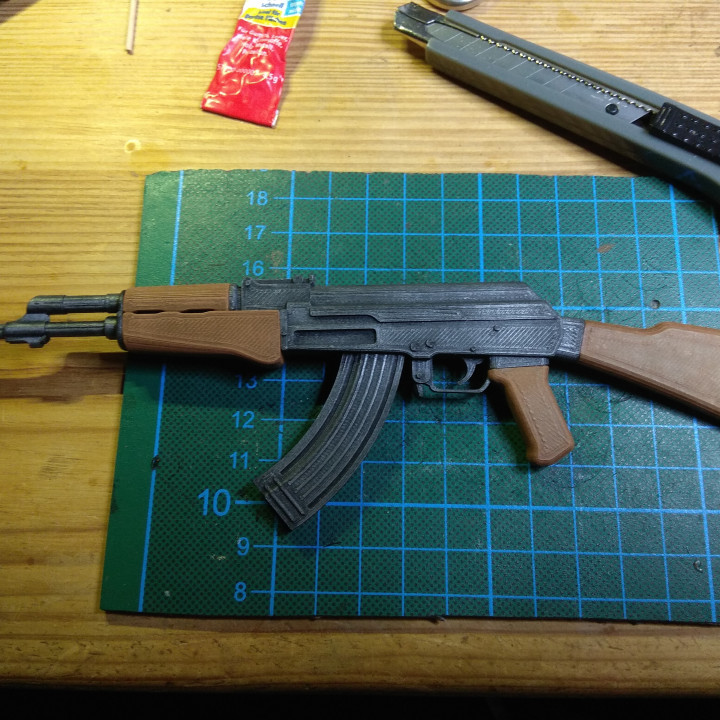模型製作用品 AK-47 Amazon.com: ZHWH 1/6 Scale Action Figures Accessories, PMC AK47