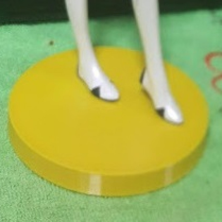 Ayanami Figure Stand with a Foot Hole image