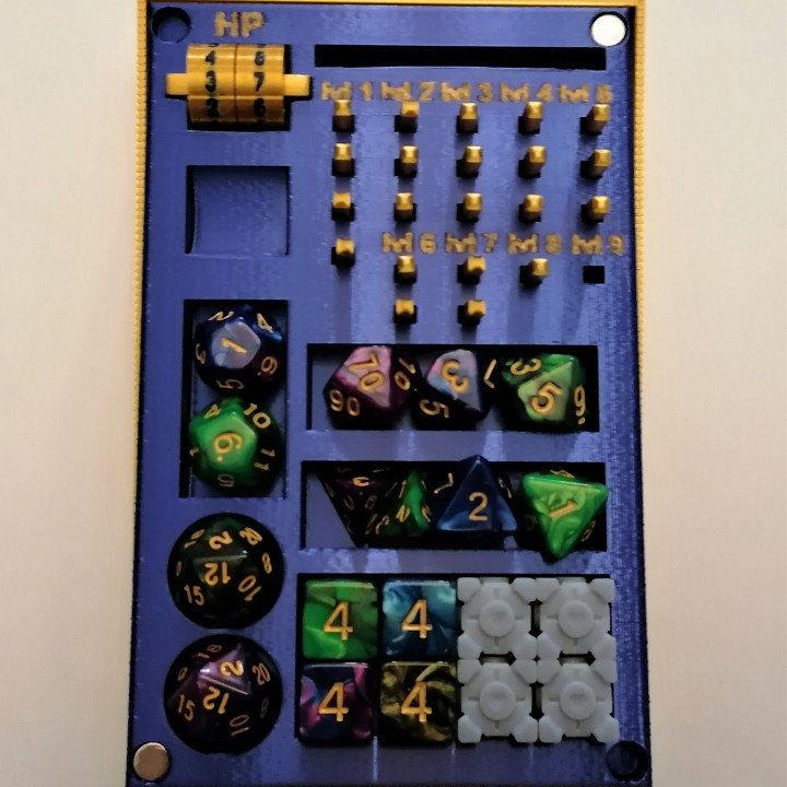 Dice Container w/ spelltracker & HP-Counter image