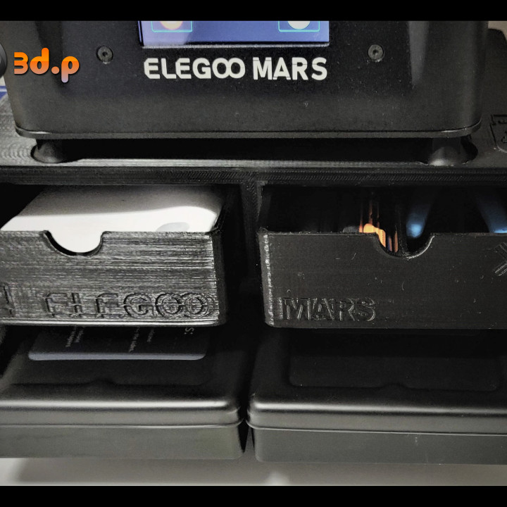 Elegoo Mars -Storage Tanks, drawers and USB port extension image