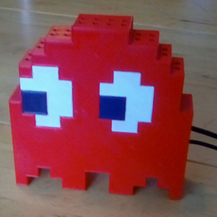 8-bit style Pac-Man ghost case for Raspberry Pi A/B image