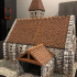Dark Realms Medieval Scenery - The Church print image